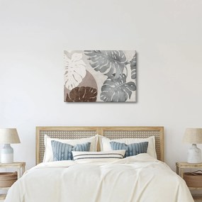 Kép - Design levelekkel (70x50 cm)