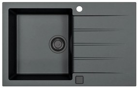 ALVEUS 1148159 - Mosogató CADIT 79x50 cm gránit/fekete