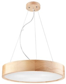 Lamkur Csillár zsinóron NATURAL 3xE27/60W/230V ø 47 cm fenyő LA41018