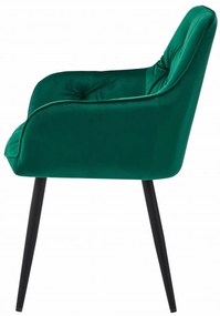 JORK VELVET sötétzöld étkezőszék