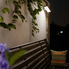 RENDL TWIST fali lámpa antracitszürke 230V LED 12W IP65 3000K