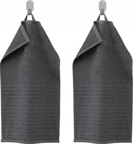 Ikea Vagsjon Törölközőtartó, sötétszürke, 30x50 cm 2 db