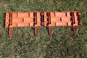 Kerti palánk, gyep szegély 2,2 m – barna