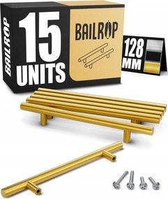 Bailrop Arany konyhabútor tartó 15db 96mm távolság