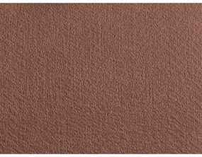 Narancssárga kárpitozott ágyneműtartós franciaágy ágyráccsal 160x200 cm Orlane – Bobochic Paris