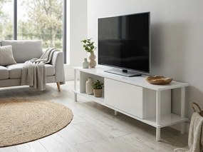 AKCIÓ TV-állvány Paris 150 cm, fehér II. osztály