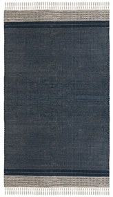 Civil sötétkék kétoldalas kültéri szőnyeg újrahasznosított műanyagból, 120 x 180 cm - Green Decore