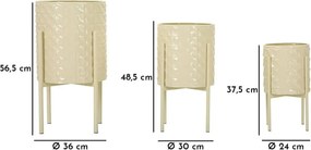 Fém kaspó szett 3 db-os ø 36 cm Betsy – Mauro Ferretti