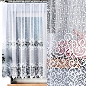 Violetta jacquard függöny 400x150cm egyenes (kész) szegéllyel