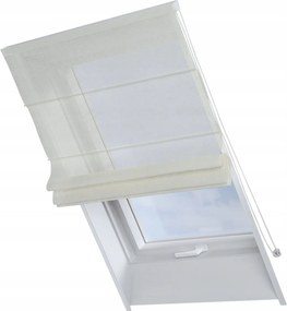 Kész redőny Rimini tetőtéri ablakra 50x60cm fehér