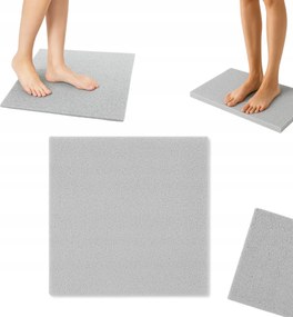 Fürdőszobaszőnyeg csúszásgátló gyorsan száradó fürdőszoba szőnyeg szürke 53x53