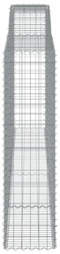 íves horganyzott vas gabion kosár 400x50x180/200 cm
