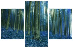 Kép - Kék erdő (90x60 cm)