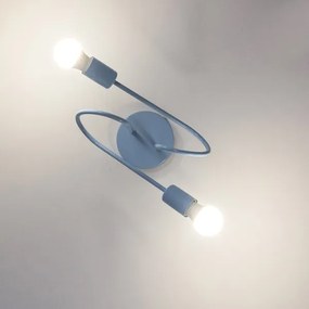 OXFORD felületre szerelt csillár 2xE27/15W/230V kék