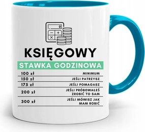 Kék Bögre Ajándék Könyvelőnek, fényképes nyomattal