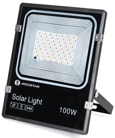 Aigostar - LED RGB állítható szolár reflektor LED/100W/3,2V IP66 + DO