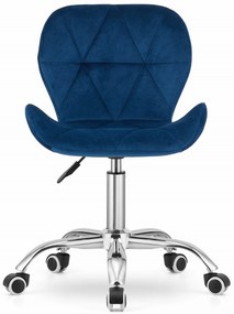 AVOLA VELVET irodai szék, kék