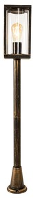 Vintage kültéri állólámpa antik arany 100 cm IP44 - Charlois