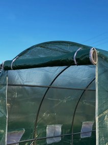 Nagy megerősített kerti fóliasátor PRÉMIUM 3 × 6 m + AJÁNDÉK