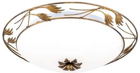 Orion DL 7-509/50 - Mennyezeti lámpa FLEUR 3xE27/60W/230V átm. 50 cm bronz