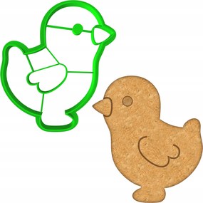 Húsvéti Forma Mézeskalács lyukasztó Húsvéti Csirke Csirke 8cm