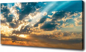 Vászonkép Naplemente égbolt 100x70cm