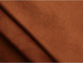 Terrakotta színű bársony kanapé 244 cm Lani – Makamii