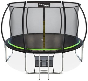 Prémium kerti trambulin belső hálóval 427cm Jump Hero 14FT
