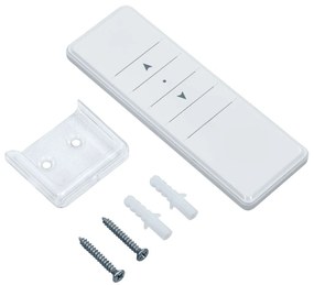 kék és fehér automata behúzható napellenző 4 x 3 m