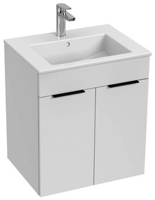 JIKA H4536111763001 - CUBE fürdőszobai szekrény mosdóval, 60,7x55 cm, fehér