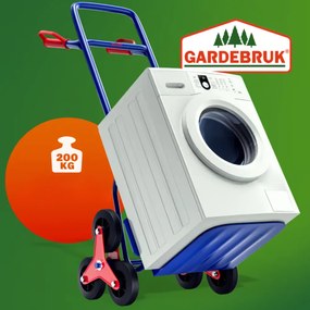 CART lépcsős kézikocsi, max. 200kg, kék Gardebruk