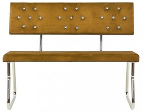 barna bársonypad 110 cm