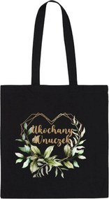 Öko Táska Pamut fekete Szeretett Unokám áldozási ajándék TT_610_cz