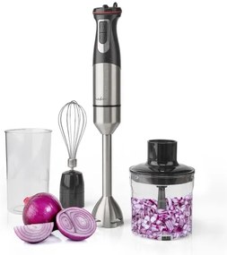 Nedis KAHB400CAL - 4in1 Kézi mixer 800W/230V rozsdamentes acél