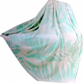 Takaró Smukee 130x170 puha polár zöld pálma levelek 678