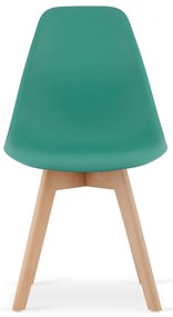 Zöld KITO szék bükkfa lábakkal