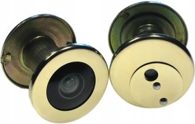 Ajtó kereső lengyel sárgaréz arany júdás szem