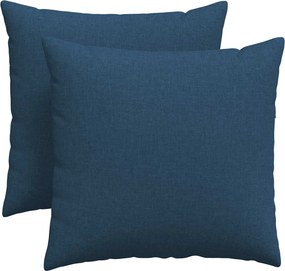 vidaXL Kanapé párnák 2 pcs Kék 45 x 45 cm szövet