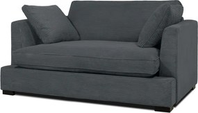 Szürke kordbársony fotel Mobby – Scandic