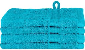 vidaXL Vendégtörölköző SOLUND 4 pcs Türkiz 15 x 21 cm 550 gsm