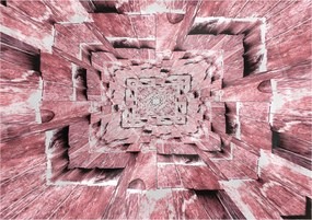 Tapéta Alagút Fa Illúzió Absztrakt Perspektíva Szimmetria 254x184 +ragasztó