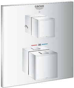 zuhany és fürdő csaptelep GROHE Grohtherm Cube vakolat alatti rész nélkül króm 24154000