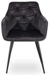 Fekete Bársony Étkezőszék. MODESTO