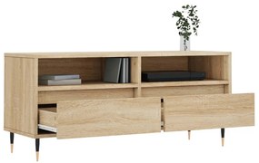 sonoma tölgyszínű szerelt fa TV-szekrény 100x34,5x44,5 cm