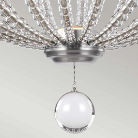 Feiss glamour kristály LED függeszték oberlin nikkel elsfe-oberlin-p-l