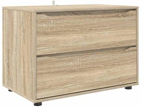 vidaXL Tárolószekrény Sonoma tölgy 80 x 48 x 57 cm Faanyag