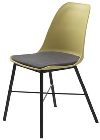 Stílusos szék Jeffery matt sárga