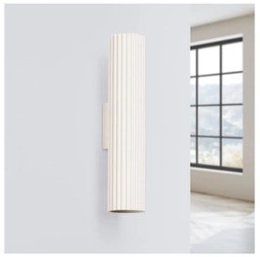 Krémszínű fali lámpa Gleam – Sollux