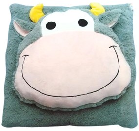 Gyerek párna CUDDLI FRIENDS 70x70 cm plüss - több színben Termék színe: Sötétkék