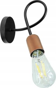 Fali lámpa göndör drót Loft Edison 1x E27